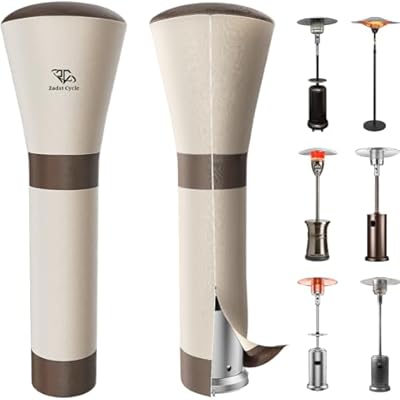 Patio Heater Cover 89 Inch, Waterproof Outdoor Covers for Heater, 600D Heavy Duty Heater Covers, Anti-UV, Tear Resistant Propane Heater Covers, 89"H x 33"D x 19"B