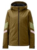 Ziener Damen TARAINA-Z Ski-Jacke/Snowboard-Jacke | atmungsaktiv, wasserdicht, seaweed, 40
