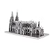 CCCYT Puzzle 3D De Metal Catedral De San Patricio, Nueva York Herramienta De Modelado De Acero Inoxidable 8 Años De Edad