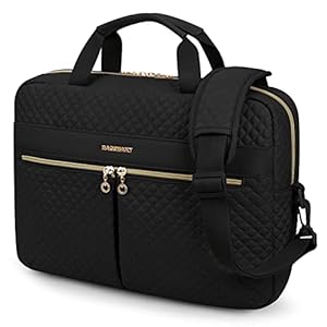 bagsmart Laptop Bag, 15.6 Inch Briefcase for Women Large Laptop Case Computer Bag Office Travel Business (15.6 inch…