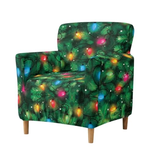 Pxjivorg Christmas Ornament Elastic Armchair Slipcover Pet Friendly