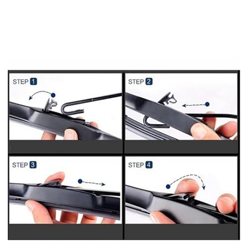 Essuie-glaces Santa Fe 2000-2006 balayage silencieux sans trace - 7