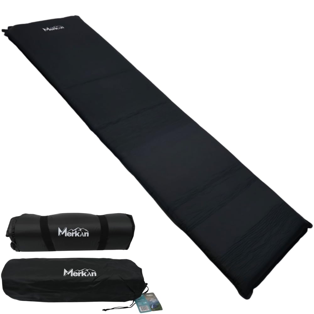 Matelas auto-gonflant, matelas de camping, 5 cm d'épaisseur, matelas auto-gonflant, confortable pour le camping, les activités de plein air, la randonnée, les voyages, la tente