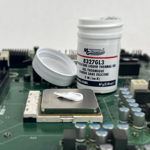 Image of MG Chemicals 8327GL3-25ML Non-Silicone Liquid Thermal Gel 3 W /(m.K), 67g, 1-Part Jar