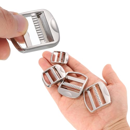 Boucles coulissantes uxcell en alliage de zinc, fintion premium pour sangle de sac de voyage - 4
