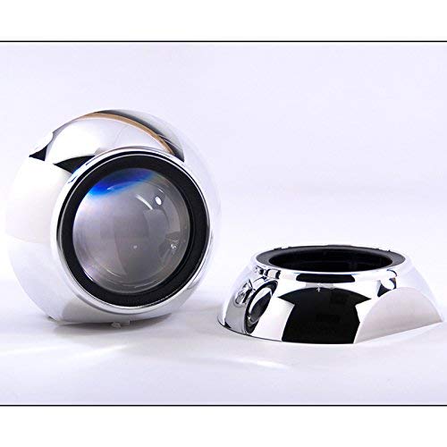 2x Iris Chrome Projector shrouds for HID/LED Retrofit 2.5" & 3" ProjectorF
