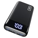 INIU Power Bank 20000mAh, 22.5W Carga Rápida Bateria Portatil PD3.0 QC4.0, USB C Pila Portatil de 3 Salidas, Linterna Cargador para Celular Compatible con iPhone 16 15 14 13 12 Samsung Google iPad