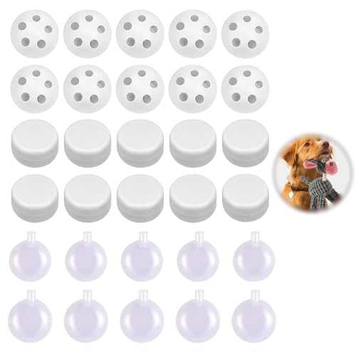 30 Stück Rassel Zum Einnähen, Quietscherm Rasselbällen, Spielzeug Noise...