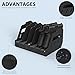 ANTREEMAG Gun Rack for Pistol, Soft Foam Pistol Holder for Gun Safe, Cabinet, Storage, Handgun Stand Organizer Accessories with 6 Gun Slots
