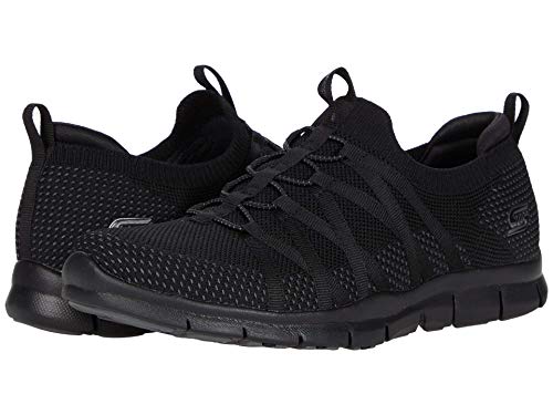 Image of Skechers Women's Sneaker, Black /Black, 6 Wide
