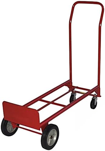 Milwaukee Hand Trucks 42152 Convertible Truck with 8-Inch Puncture Proof Tires