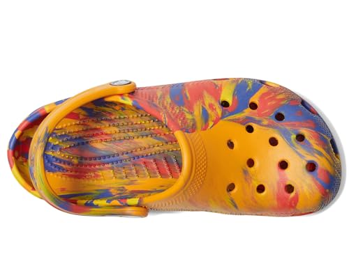 Image of Crocs Unisex-Child Classic Watercolor Marbled Clog