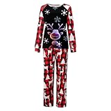 Overall Overall Damen Weihnachten Jumpsuit Herren Kuschelig Warm Onesie Kostüme Schlafanzug Top Damen Schlafanzug Herren Lang Gr. 102 Seidenpyjama Damen Pyjama Damen Jumpsuit Damen Langarm Pyjama Du