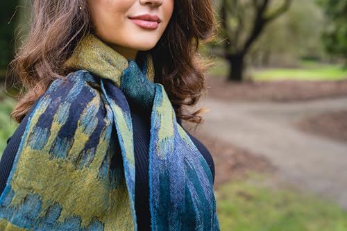 In Style 100% Pure Australian Merino Wool Reversible Scarf, Elegant,Lightweight,Warm,Made in India.3