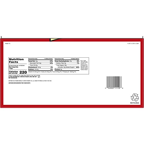 Munch Peanut Bar Singles Size 1.42-Ounce Bar 36-Count Box #TOP2