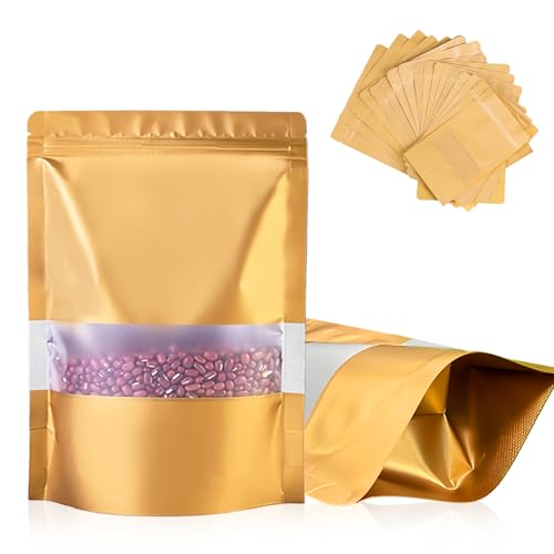 Bolsas selladas con lámina dorada premium de 12x20 cm para negocios 2