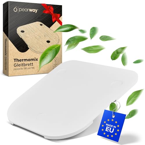 Gleitbrett für Thermomix TM6/TM5 | MADE IN EU | leicht gleitendes Rollbrett aus FSC HOLZ - Thermomix Zubehör TM6 & TM5
