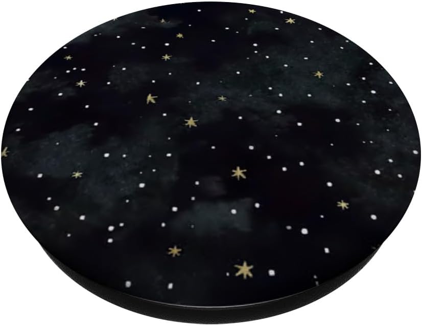 Galaxy Outer Space Universe Stars Cosmos Black PopSockets Adhesive PopGrip - Image 2