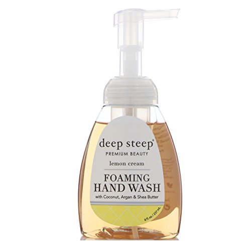 Deep Steep Foaming Hand Wash, Lemon Cream, 8 Ounce