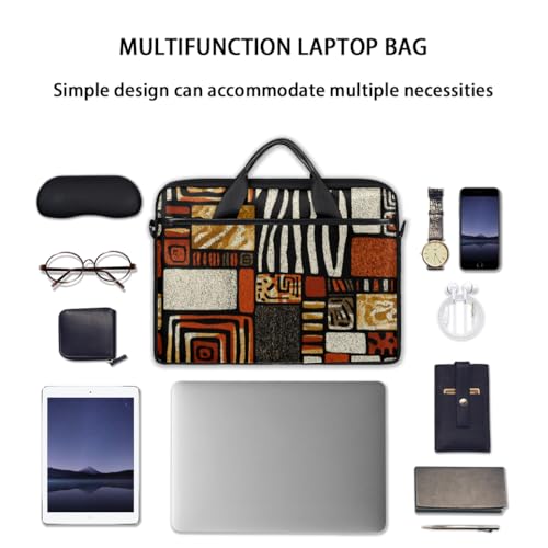 Bolso para portátil con estampado tribal africano 14-15 pulgadas miniatura 6