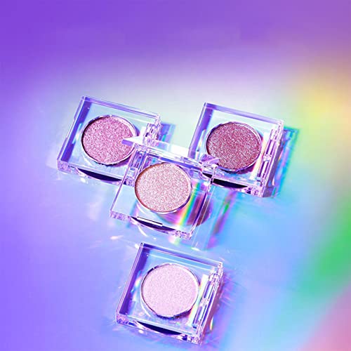 Erinde Shimmer Glitter Eyeshadow Palette - Korean Eye Glitter Foil, Ultra-Blendable, Single Shade Metallic Pigmented Color #Weaver #TOP4