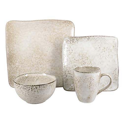 BIA Cordon Bleu Rustic Soup/Cereal Bowls Set of 4 (24oz), Cream