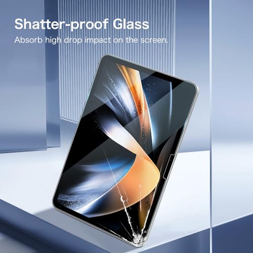 Image of FINTIE 2-Pack Screen Protector for iPad Pro 11-inch (M5) 2025 & (M4) 2024, [Face ID & Apple Pencil Compatible ] Anti Scratch Premium HD Clear 9H Hardness Tempered Glass Screen Protector