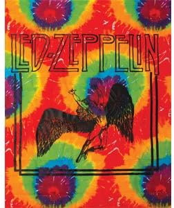 Led Zeppelin Tie-Dye Tapestry 40 x 45