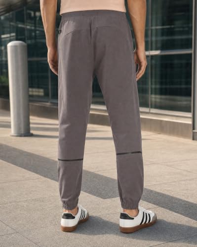 Image of NOBERO Men's Oversized Travel Joggers | Loose Fit | Baggy Relaxed Fit Joggers for Travel