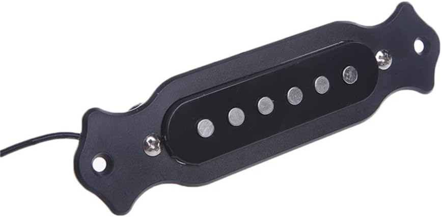 Acoustic Guitar Sound Hole Pickup Modification Line 6 Magnetic Column Black Cover Frame