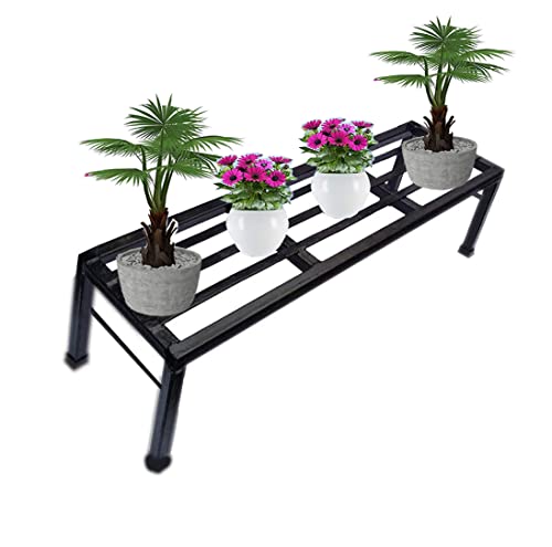 IRON LANDS SOLID High Step Premium Pot Plant Stand Garden Bench for Roof and Outdoor Plant Stand for Balcony, 29-inch (Set of 1 Pcs)