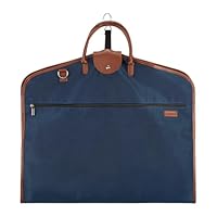 HUGH BUTLER - Kleidersack Anzug - Anzugtasche Herren und Männer - für 1-2 Anzüge, mit Schultergurt, Tasche mit Reißverschluss - Faltbare Reisetasche, Hemdentasche, Schutzhülle - Niles Braun-Blau