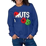 Mann Papa Partner Pullover 2er Set Paare lustige socken Advent Calendar Man Geschenk männer lustig Bild personalisiert Geschenke pfl(Blau,XL)