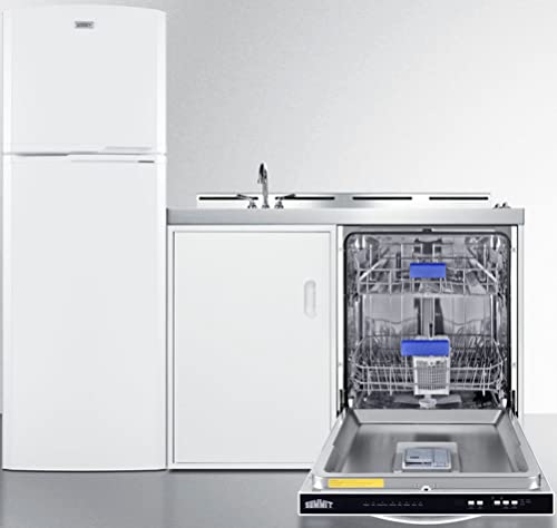 Summit Appliance All-in-one Kitchenette with Refrigerator and Dishwasher #TOP8