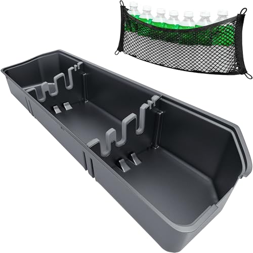 YITAMOTOR Rear Under Seat Storage Fit Ford 2015-2026 F150 & 2017-2026 Super Duty SuperCrew/Crew Cab, Upgraded Truck Organizer Underseat Storage Box for F-150 F250 F350 F450 F550