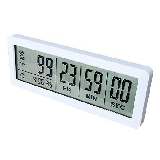 Countdown Days Timer with Magnetic Back