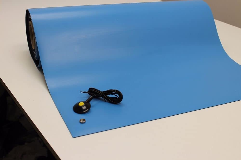 Supreme-ESD Anti Static MAT with Ground Cord & Wrist Band 1 Set for Mobile & Laptop & Camera & Led & LCD Electronic Repairing Workbench (2x4 Feet, Blue)-image-34
