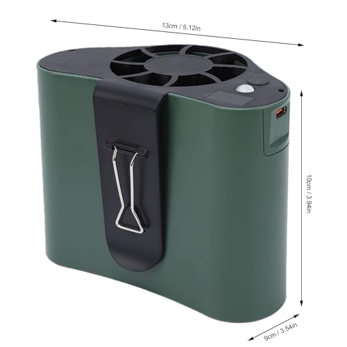 Ventilador de cuello portátil en ABS con pantalla digital para viajar con total comodidad 7
