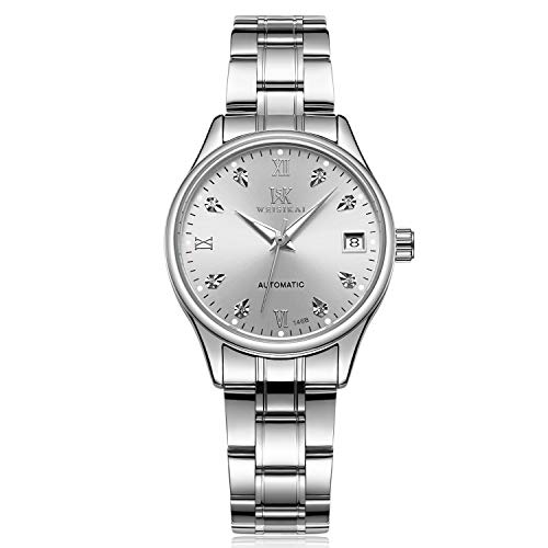 Ourui Orologi Da Polso,Orologio Meccanico Automatico Coppia Semplice Scala Romana,