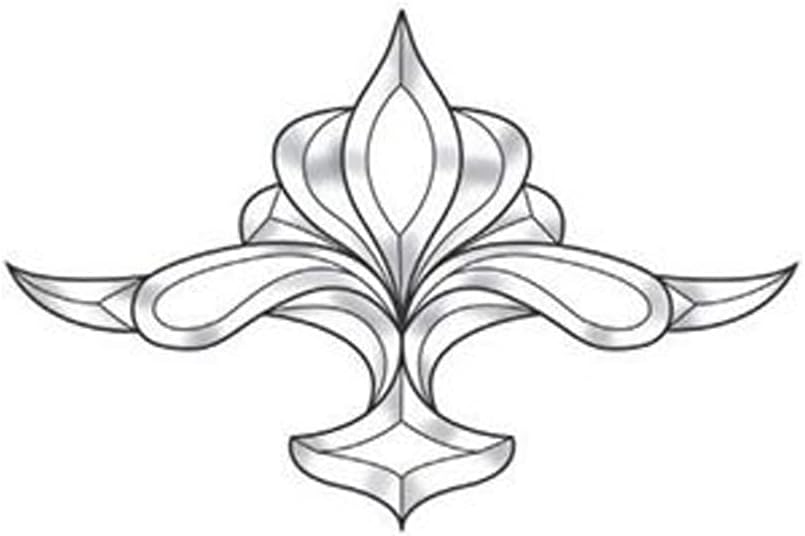 15 x 10 Exquisite Stained Glass Bevel Cluster EC565