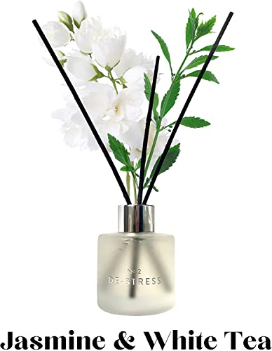 Ahuva Reed Diffuser Set Of 3 (1.7 Fl Oz Each)- Oil Diffuser & Reed Diffuser Sticks, Home Decor & Office Decor, Fragrance And Gifts #TOP5