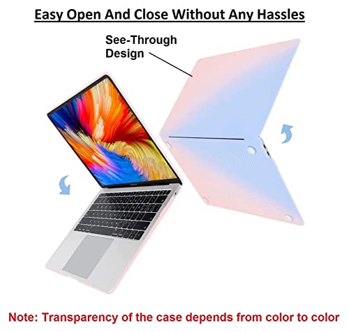 Image of Red Lemon Gradient Toughshell Hardcase Cover for MacBook Pro 13 Case 2020 Release M1 A2338 A2289 A2251 A2159 A1989 A1708 A1706 MacBook Pro 13 inch Hard Shell case Cover (Gradient)