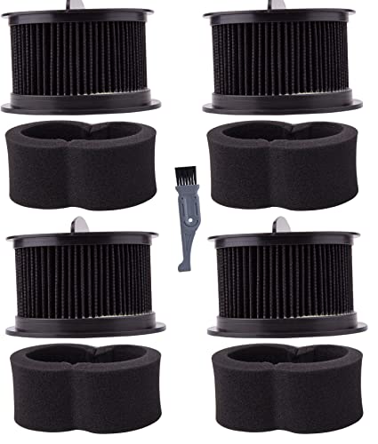 I-Clean Replacement Bissell Powerforce & Helix Turbo Inner And Outer Filter,4Packs 203-7913 Circular Filters For Bissell 203-7913, 203-2587, 203-1464, 203-1192, 203-1183, 203-8161 73K1 #TOP18