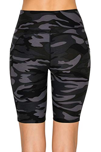 Image of ALWAYS Women's High Waist Bike Shorts - Athletic Workout Tummy Control Stretch Running Yoga Pants