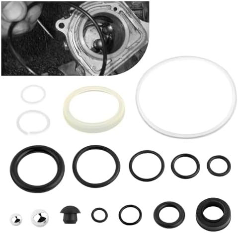 16PCS Floor Jack Repair Sealing Tool Kit,3 Ton Floor Jack O Ring Kit with Oil Filler Plug for Improved Sealing of Hydraulic Systems,Standard Car Accessories Floorr Jack Parts
