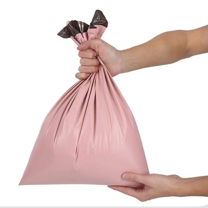 Sacs postaux, Lot de 50 Sacs postaux Roses en polyéthylène, étanches et Auto-adhésifs, de Plusieurs Tailles(40x55cm 50pcs)