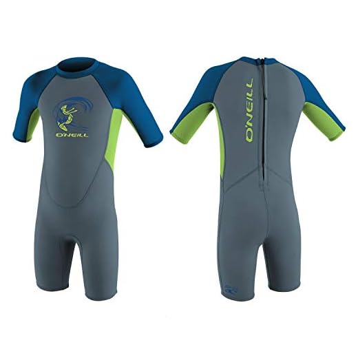 O'Neill Neoprenanzug Toddler Reactor Spring FX6 Graphite/Dayglo/Ocean 3