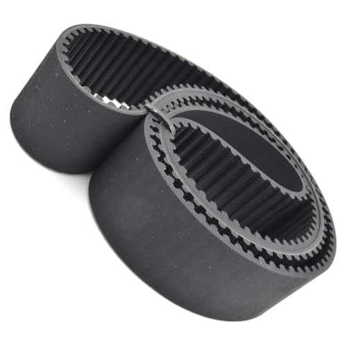Courroie de distribution HTD 5M 1190mm en caoutchouc renforcé de 40mm pour transmission | Lot de 2