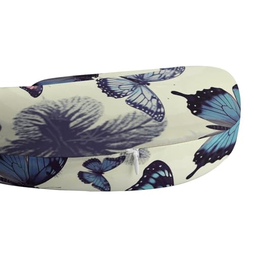 Almohada de espuma viscoelástica 30 cm viaje cómoda miniatura 4