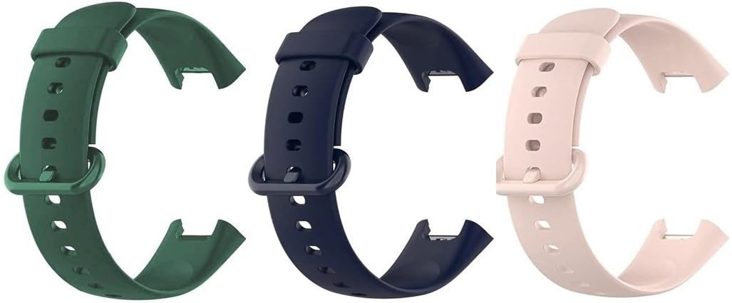 TechMount Soft Silicone Wristband smartwatch Strap Compatible only for Redmi Watch 2 Lite/Redmi GPS Watch Only (NAVY BLUE- PEACH- GREEN) (B0CPVKHWFJ) Amazon Price History, Amazon Price Tracker
